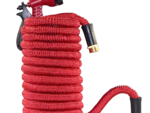 Furtun extensibil pentru gradina SUPER HOSE 25 FT = 7.5m Rosu