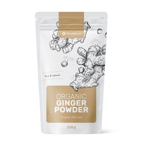 Reducere 15% - FutuNatura, Organic Ginger Powder - pulbere de ghimbir, 250 g 1 FutuNatura