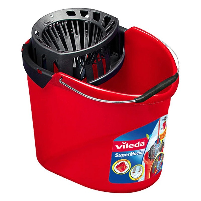 Reducere 14% - Galeata cu Storcator Vileda Power Press, Rosu, 10 l 1 Galeata cu Storcator Vileda Power Press