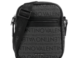 Geantă crossbody  bărbați Valentino Billion neagră cu logo 1980bgeavbs9da21n