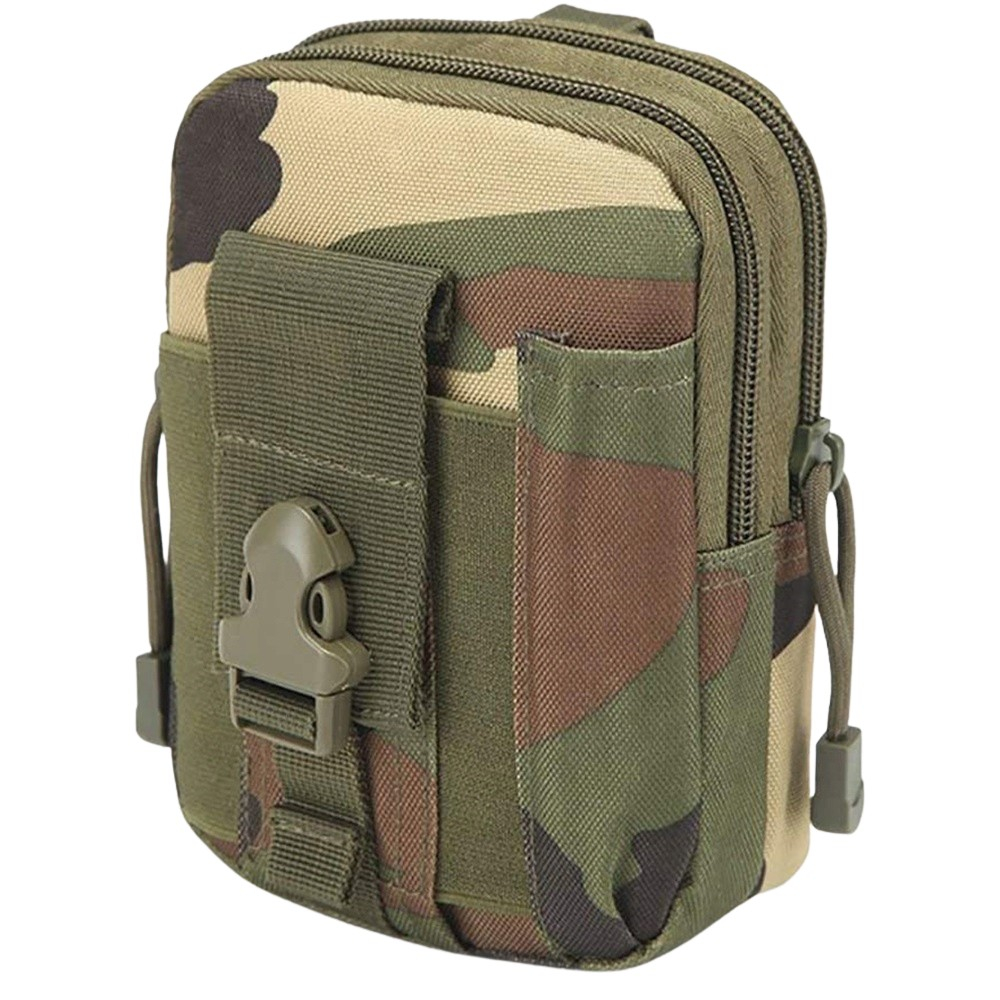 Reducere 51% - Geanta tactica militara, poliester, capacitate 1 l, 18 cm, camuflaj 1 Geanta tactica militara