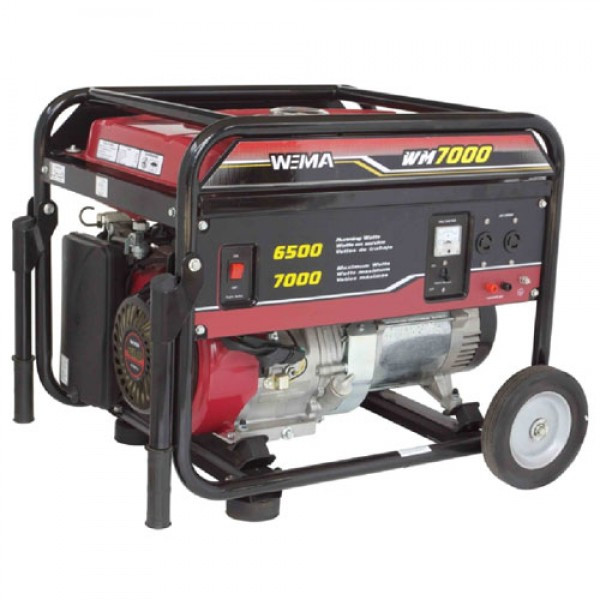 Reducere 16% - Generator curent electric Weima WM7000, 7000 W, 16 CP, rezervor 25 L, pornire la sfoara 1 Generator curent electric Weima WM7000