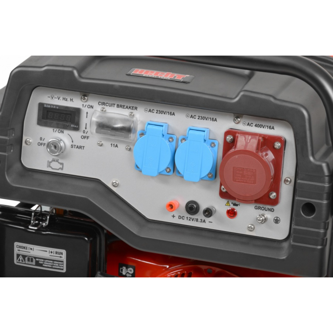 Reducere 20% - Generator de Curent HECHT GG 10000, 12 CP, 8500 W, Benzina, AVR 2 12 CP