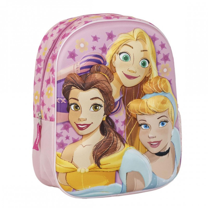 Reducere 16% – Ghiozdan pentru gradinita Princess Disney 3D,1 compartiment,31x25x10cm 1 Ghiozdan pentru gradinita Princess Disney 3D