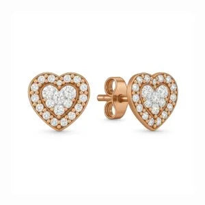 Reducere 30% – Cercei White Heart Rose cu Argint 1 Cercei White Heart Rose cu Argint