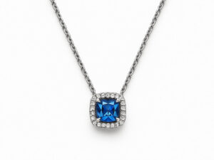 Colier Blue Silver Cu Argint