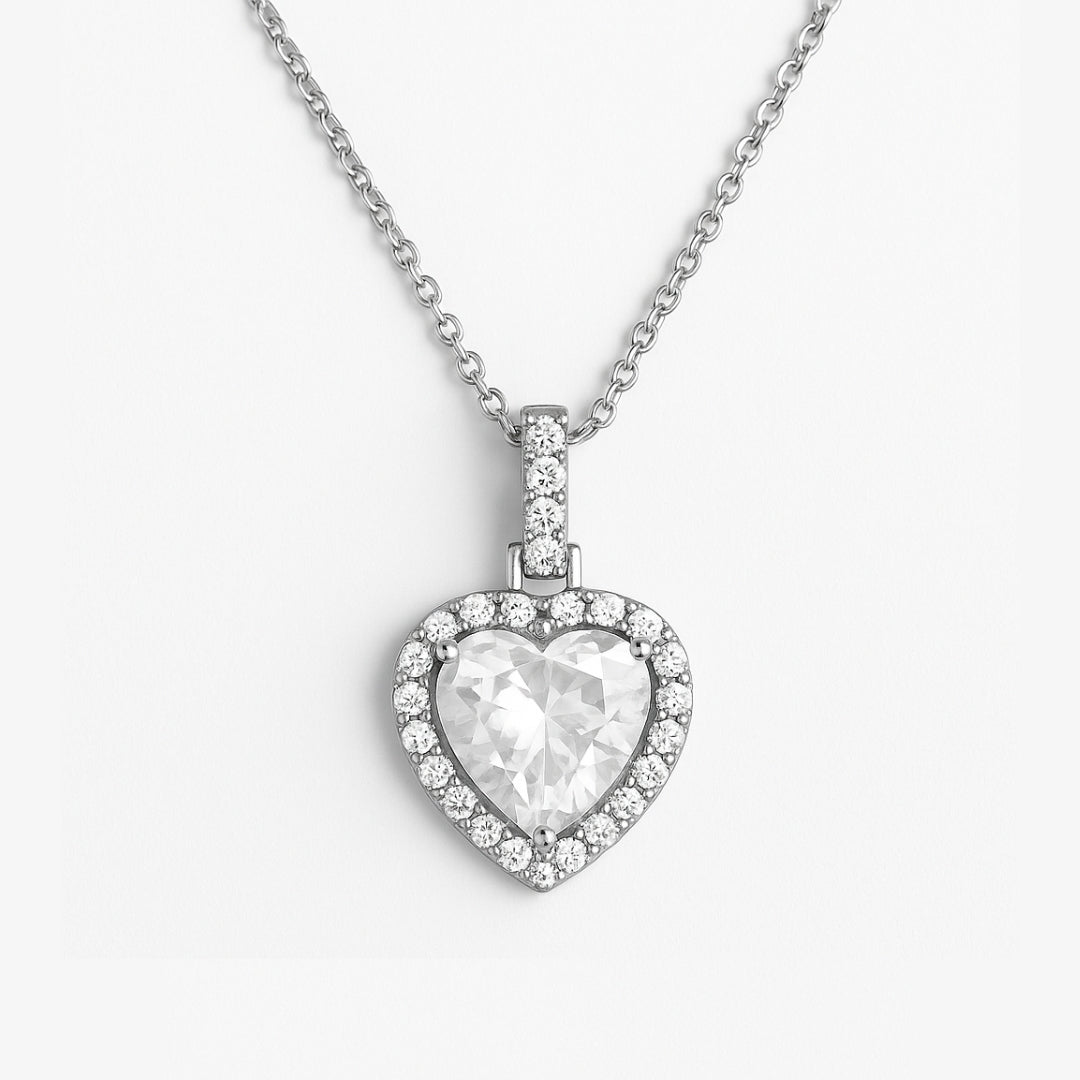 Reducere 30% - Colier Big Heart White 1 Colier Big Heart White