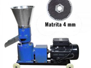 Granulator Furaje KL-140 cu 1 matrita si motor 3 kW/ 1500 RPM/ 220 V/ 110 kg/h