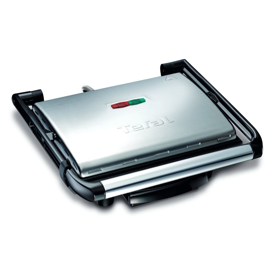 Reducere 20% - Gratar electric multifunctional Tefal Inicio Grill GC241D38, 2000W, functie panini, depozitare verticala, placi cu invelis antiaderent, inox 1 Gratar electric multifunctional Tefal Inicio Grill GC241D38