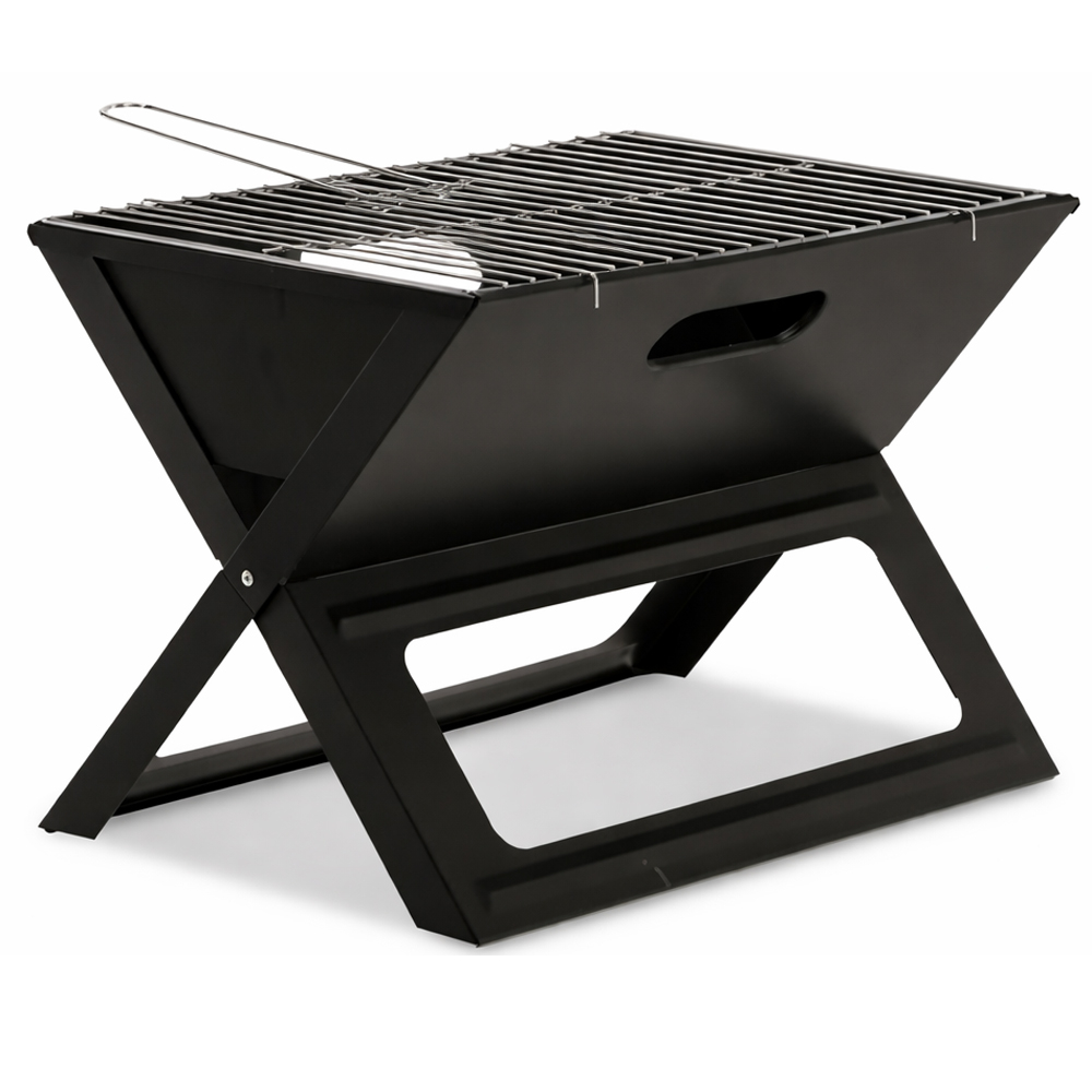 Reducere 20% - Gratar portabil pliabil pentru gradina si camping, metal, 56x56x40 cm, negru 1 Gratar portabil pliabil pentru gradina si camping
