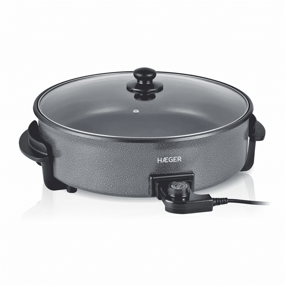 Reducere 20% - Grill multifunctional HAEGER TOP GOURMET 42, Putere 1500 W, Diametru 42 cm, Adancime 7 cm, Strat antiaderent, 5 trepte pana la 240 grade C 1 Grill multifunctional HAEGER TOP GOURMET 42