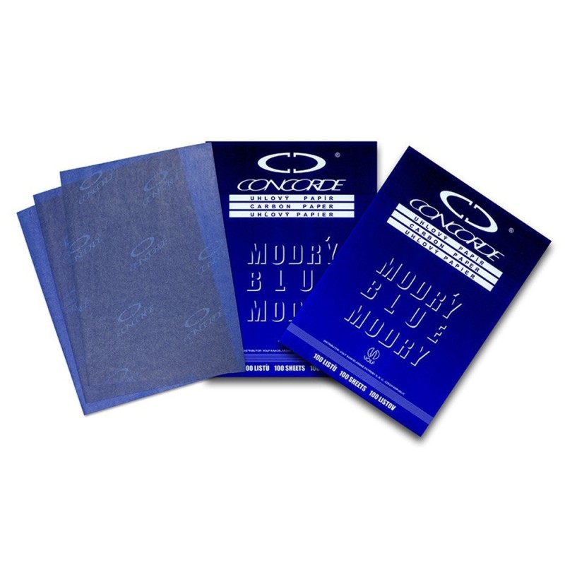 Reducere 14% - Hartie de Carbon Indigo, Albastru, 25 Coli 1 Hartie de Carbon Indigo