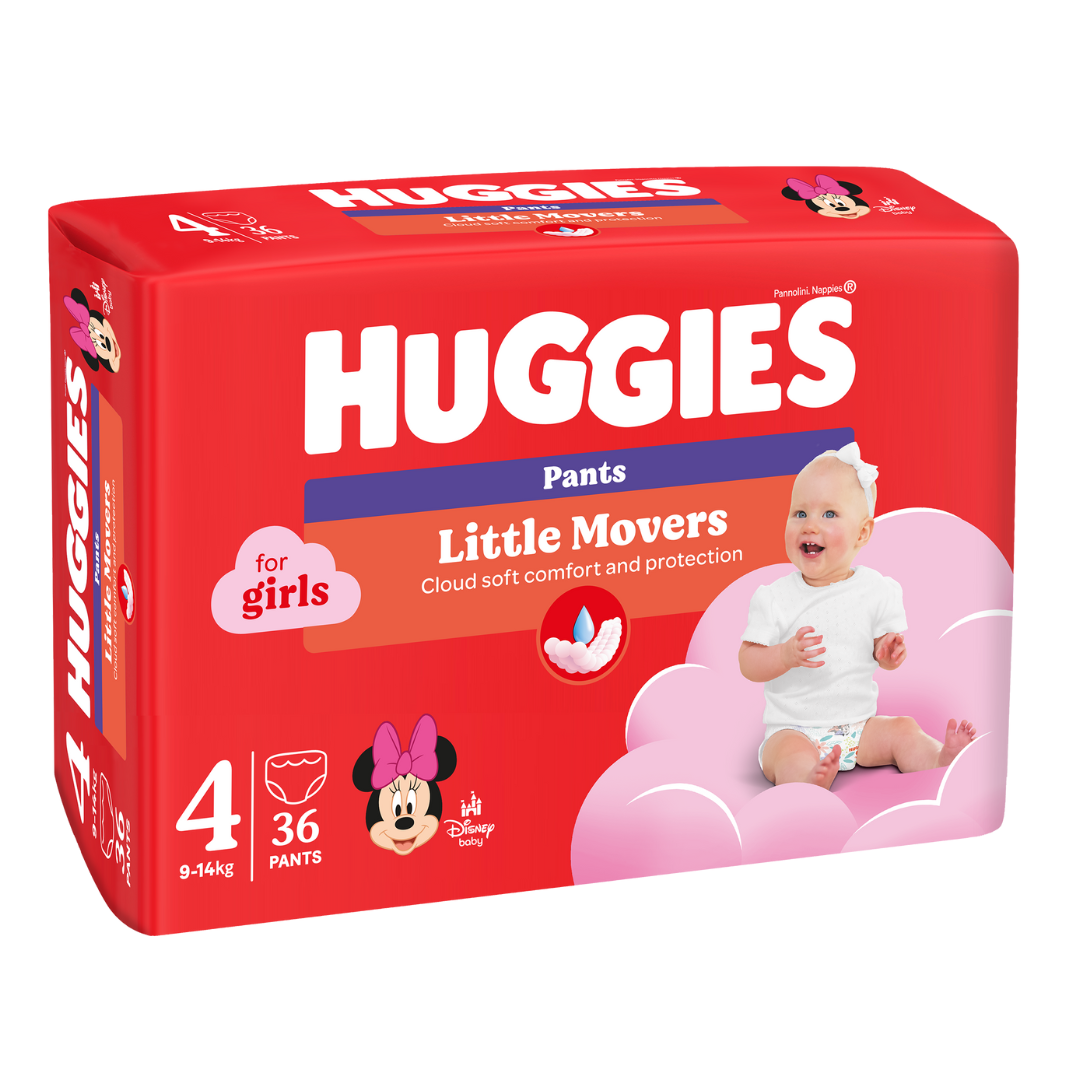 Reducere 25% - Scutece chilotel, Fetite, Marimea 4, 9-14 kg, 36 bucati, Huggies 1 Scutece chilotel