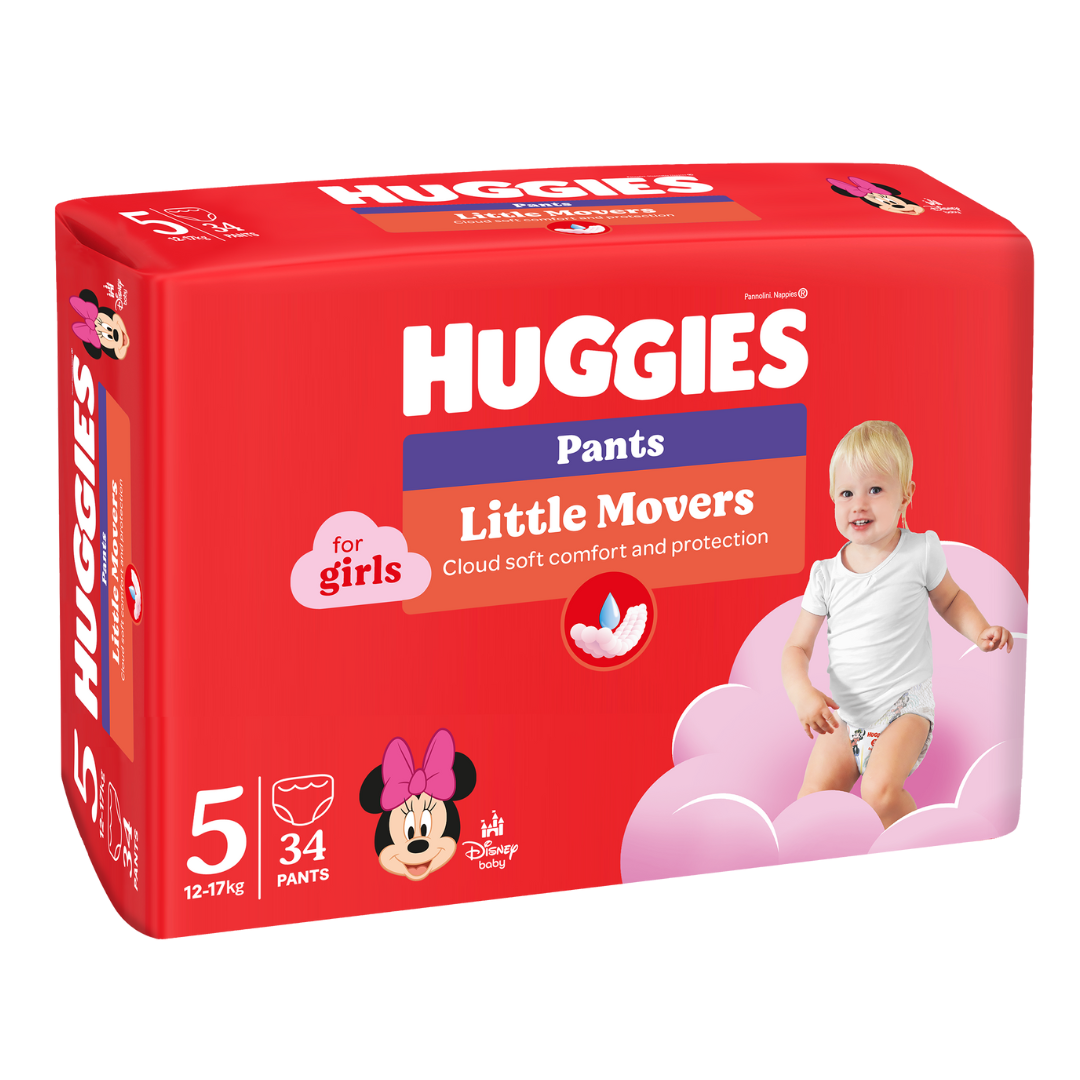 Reducere 25% - Scutece chilotel, Fetite, Marimea 5, 12-17 kg, 34 bucati, Huggies 1 Scutece chilotel