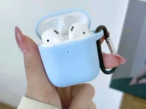 Husa AirPods 1/2 Silicon Case Baby Blue