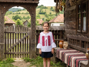 Ie traditionala fetite Toni