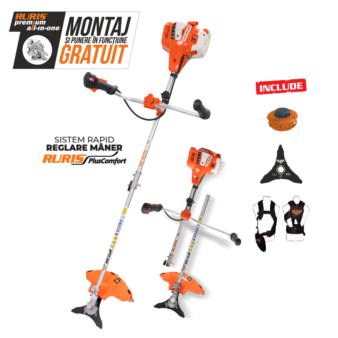 Reducere 20% - Motocoasa Ruris rr362 1 Motocoasa Ruris rr362