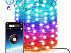Instalatie decorativa RGB Cu Control Bluetooth Prin Aplicatie 5 metri Luminozitate Reglabila USB Multicolor