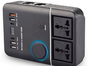 Invertor auto Olesson 1661 la 220V putere 200W