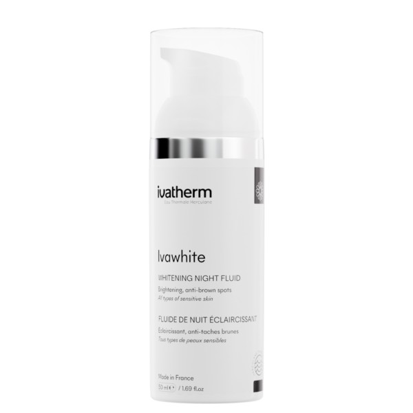 Reducere 20% - Ivawhite Fluid de Noapte Depigmentant cu Acid Glicolic 5.5%, 50ml, Ivatherm 1 Ivawhite Fluid de Noapte Depigmentant cu Acid Glicolic 5.5%