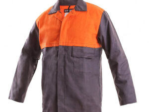 Jacheta sudor Mofos 100% bumbac cu finisaj ignifug 390g m2 Grey Orange - 54 pentru AI2