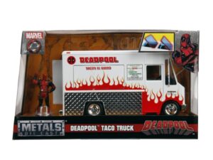 Jada Marvel Set Camion Mancare  Figurina Deadpool 1:24