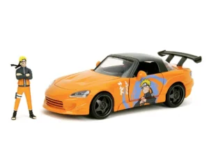 JADA NARUTO SHIPPUDEN SET FIGURINA NARUTO SI MASINUTA METALICA HONDA 2001 S2000 SCARA 1:24