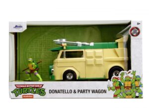 JADA NINJA SET FIGURINA DONATELLO SI VAGONUL DE PETRECERE 1:24