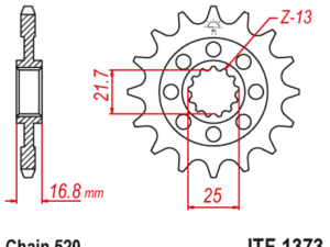 JT - Pinion (fata) JTF1373