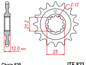 JT - Pinion (fata) JTF823