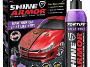 Kit Ceara Lichida Ceramica Efect Hidrofob 236ml SHINE ARMOR
