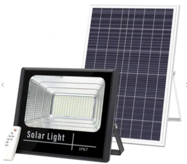Reducere 55% - KIT Proiector 150w LED DIMABIL JORTAN cu Panou Solar INDIVIDUAL si Telecomanda 1 KIT Proiector 150w LED DIMABIL JORTAN cu Panou Solar INDIVIDUAL si Telecomanda