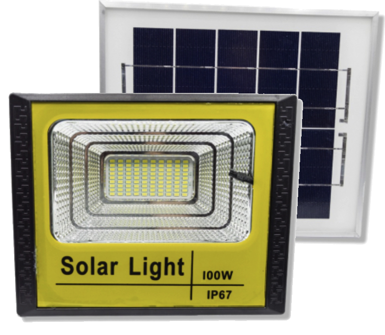 Reducere 60% - Kit Proiector TAI 200W 120LED cu Panou Solar Si Telecomanda 1 Kit Proiector TAI 200W 120LED cu Panou Solar Si Telecomanda