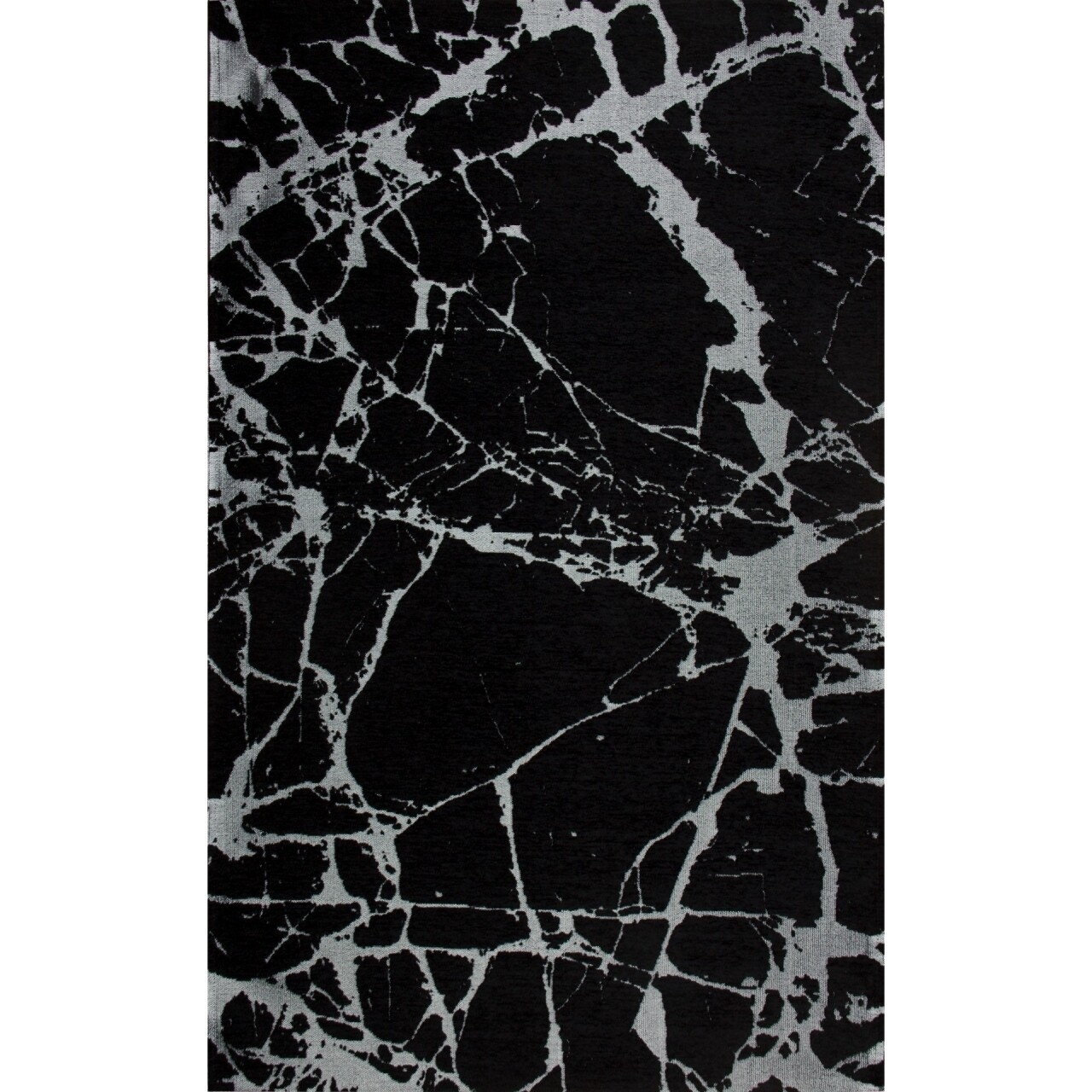 Reducere 46% - Covor rezistent SM 21 - Black, Silver XW, 80x300 cm 1 Covor rezistent SM 21 - Black