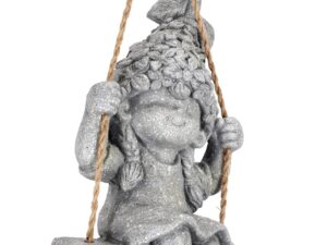 Decoratiune de gradina Bertie Sitting Girl