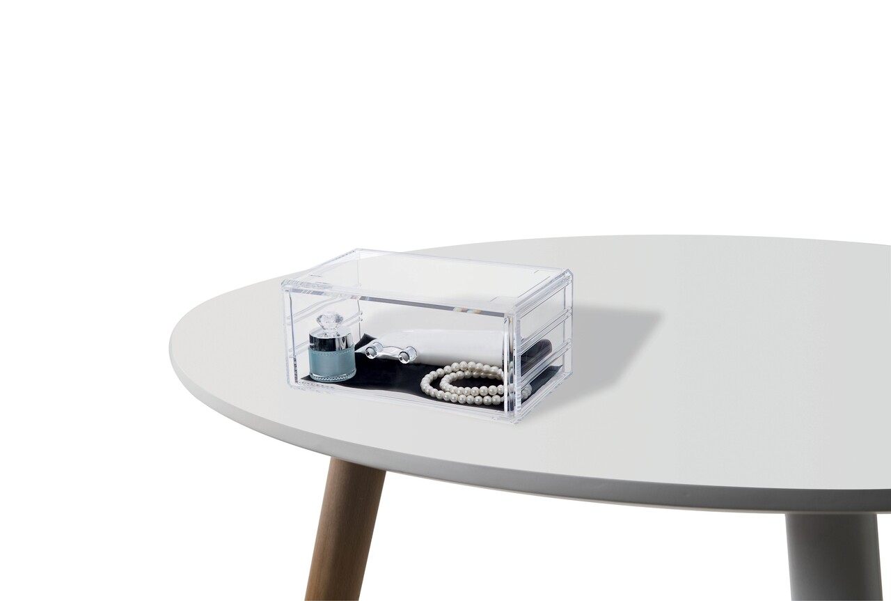 Reducere 63% - Organizator pentru bijuterii Stakable, Compactor, 1 compartiment, transparent 2 Compactor