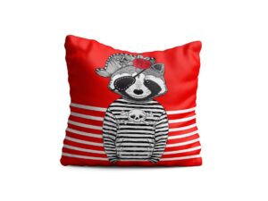 Perna decorativa Raccoon Pirate