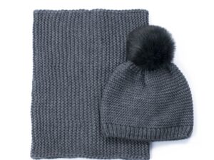 Set fular + caciula pentru dama