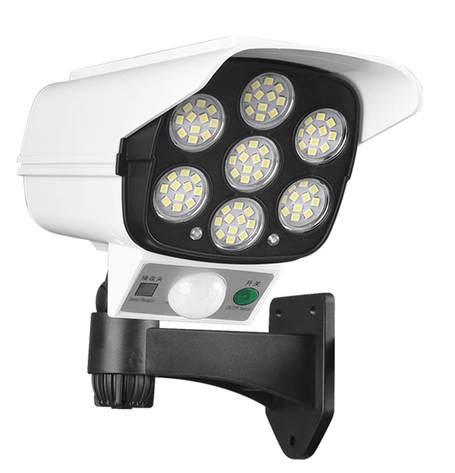 Reducere 56% – Lampa Solara tip Camera 77LED SMD Senzor de LUMINA + Telecomanda 1 Lampa Solara tip Camera 77LED SMD Senzor de LUMINA + Telecomanda