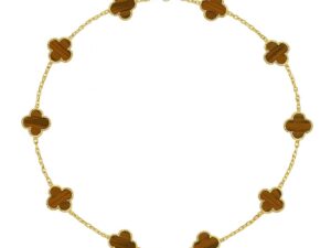 Colier Van Luxy Brown Gold
