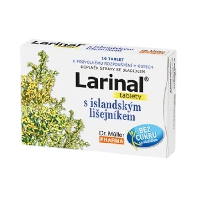 Reducere 30% - Larinal comprimate cu lichen de Islanda, 16 comprimate, Dr. Müller Pharma 2 16 comprimate