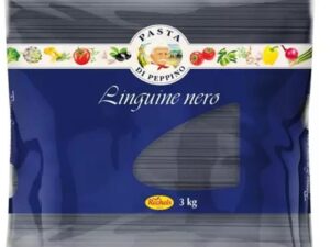 Linguine Negre din Grau Dur cu Cerneala din Sepie 3 kg