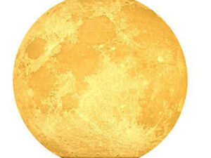 Luna luminoasa cu suport metalic