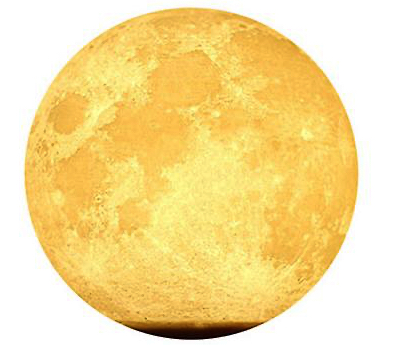 Reducere 81% – Luna luminoasa cu suport metalic, diametru 13 cm 1 Luna luminoasa cu suport metalic