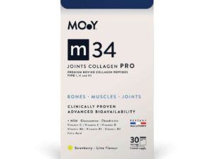 m34 Colagen PRO Bovin Articulatii – Aroma Capsuni si Lime