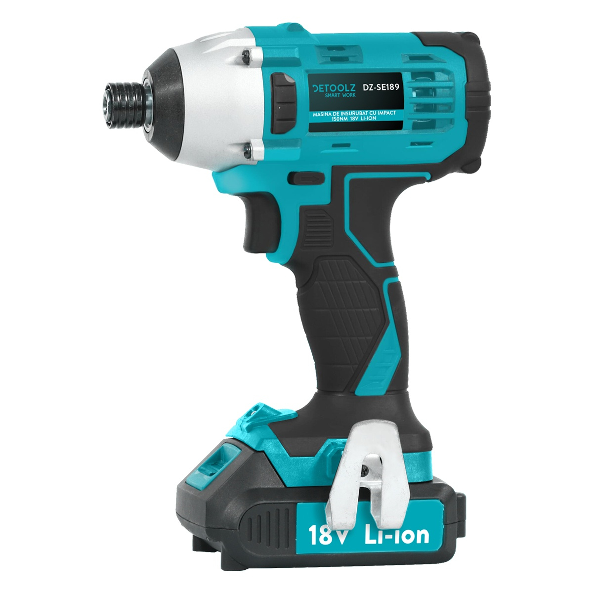 Reducere 20% - Masina de insurubat cu impact 150Nm 18V li-ion, Inversare - serveste pentru desurubarea usoara a burghiului din material 1 Masina de insurubat cu impact 150Nm 18V li-ion