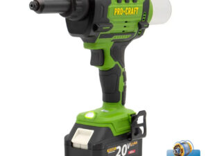 Masina de Nituit nituri-pop cu 2 Acumulatori 2 Ah si Incarcator Procraft PRG20