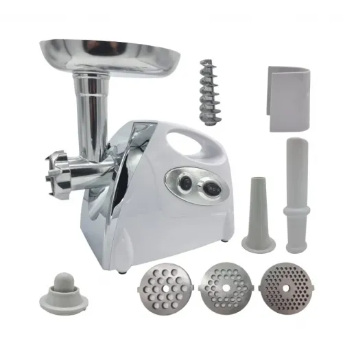 Reducere 20% - Masina de tocat carne electrica 3000w, *3 in 1*, carne, carnati, chiftele, 3 site inox 1 Masina de tocat carne electrica 3000w