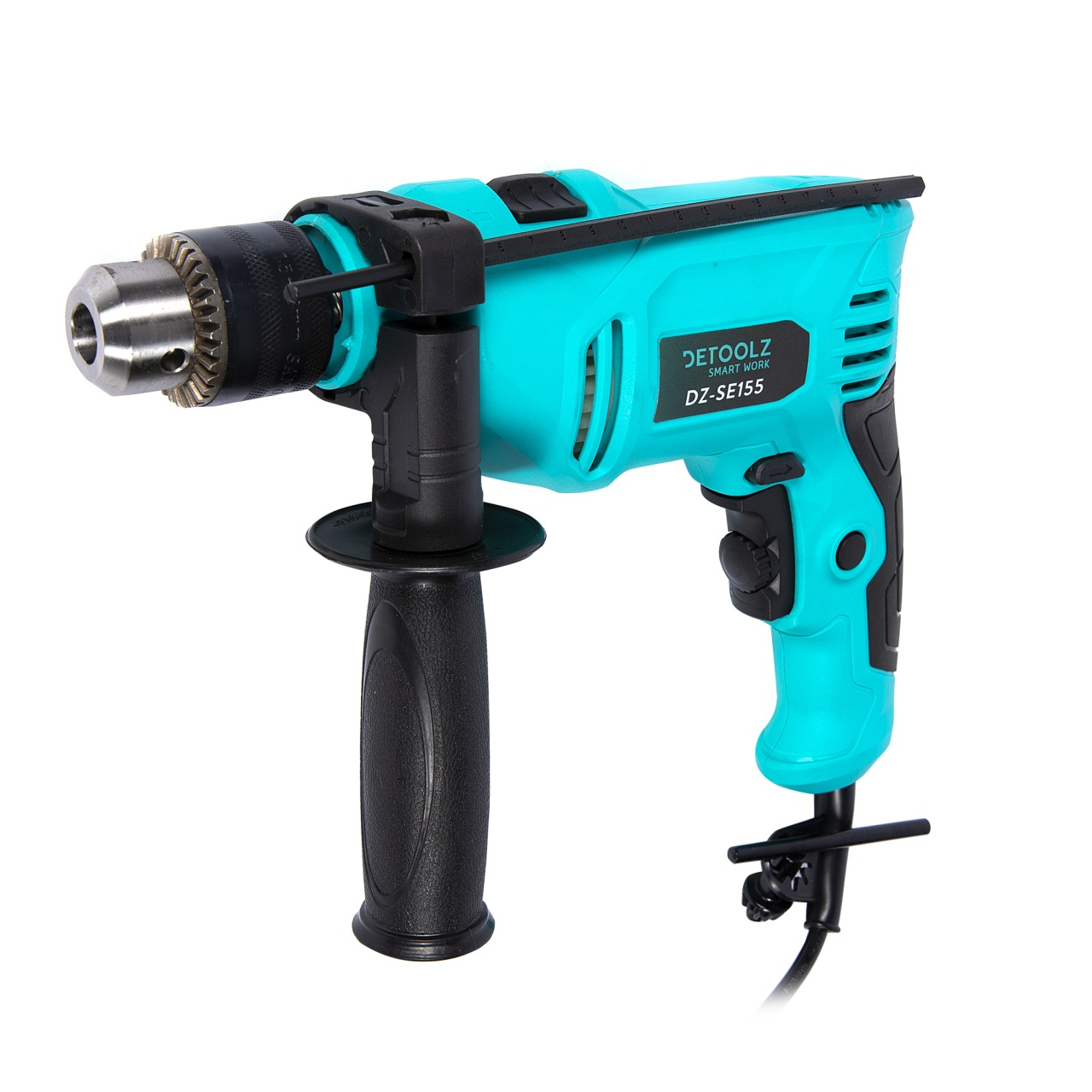Reducere 20% - Masina gaurit cu percutie 710W power 6A, Buton de blocare pentru siguranta, Buton de schimbare a sensului 1 Masina gaurit cu percutie 710W power 6A
