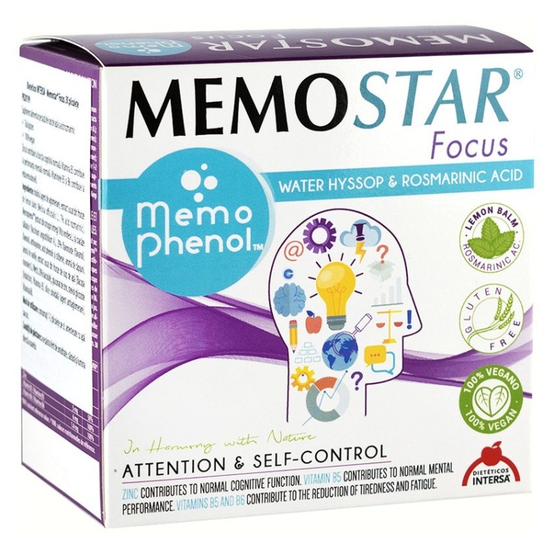 Reducere 14% - Memostar Focus, 30 Pliculete Dieteticos Intersa 1 Memostar Focus